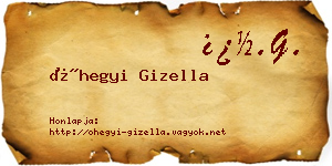 Óhegyi Gizella névjegykártya